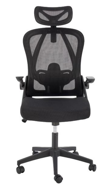 Fotel biurowy Halmar V-CH-NEGRO-FOT Regulowany Zagłówek Czarny (5905248131590) - obraz 6