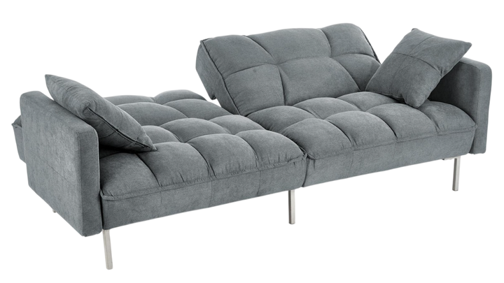 Sofa Halmar V-CH-ROBERTO-SOFA Rozkładana Popielata z Poduszkami Szara (5905248112643) - obraz 6