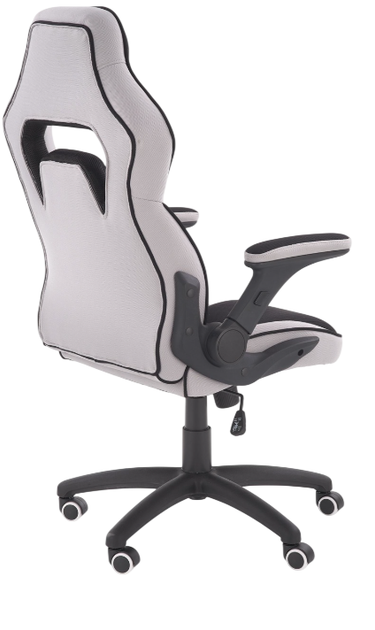 Офісне крісло Halmar V-CH-SONIC-FOT Поворотне Чорно - біле (5905248116412) - зображення 7