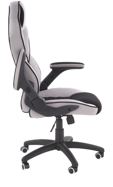 Офісне крісло Halmar V-CH-SONIC-FOT Поворотне Чорно - біле (5905248116412) - зображення 9