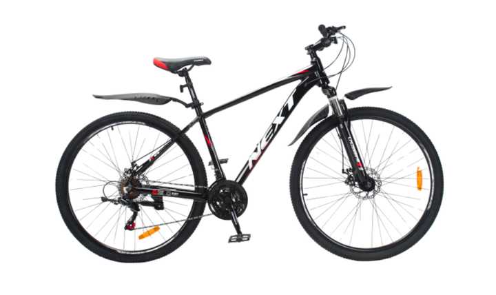 Велосипед CrossBike 29 Next 2025 Рама 18 black-red - Фото 1 Велосипед CrossBike 29 Next 2025 Рама 18 black-red - изображение 1