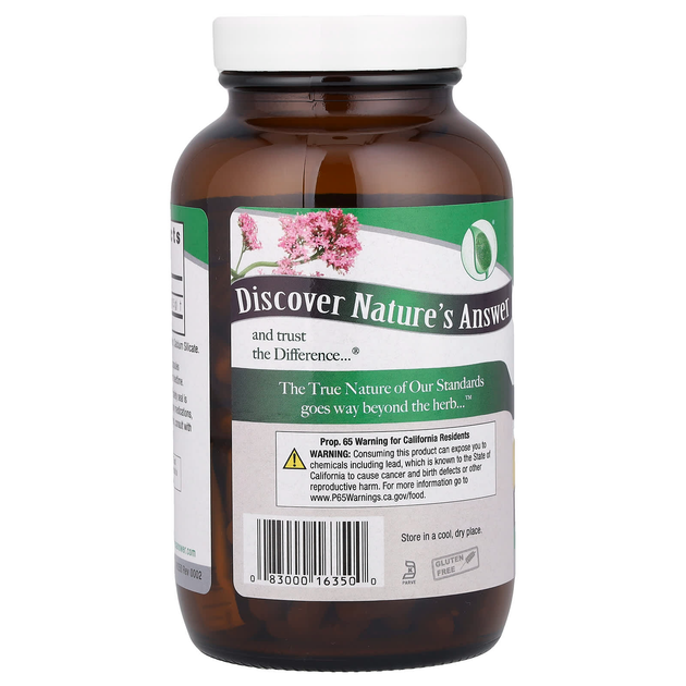 Корень валерианы Nature's Answer "Valerian Root" 1500 мг (180 капсул) - изображение 4