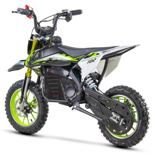 Дитячий електричний пітбайк Xcross Xtr E-702 800W Зелений - Фото 6 Дитячий електричний пітбайк Xcross Xtr E-702 800W Зелений - изображение 6