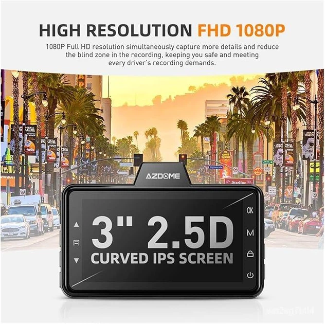 Видеорегистратор M01 PRO 1080P с ADAS камерой заднего вида 64GB (M01 PRO-Y3) - изображение 5
