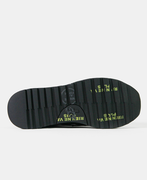Мужские кроссовки повседневные Premiata Mick Black Blue 40 (25,5 см) Черный - изображение 4