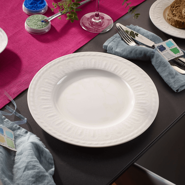 Набір столового посуду Villeroy & Boch Cellini із 12 предметів на 4 персони преміальна порцеляна білий - Фото 8 Набір столового посуду Villeroy & Boch Cellini із 12 предметів на 4 персони преміальна порцеляна білий - зображення 8