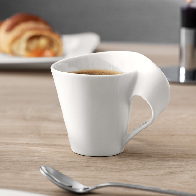 Кавовий сервіз Villeroy & Boch NewWave з 12 предметів на 4 персони преміальна порцеляна білий - зображення 7