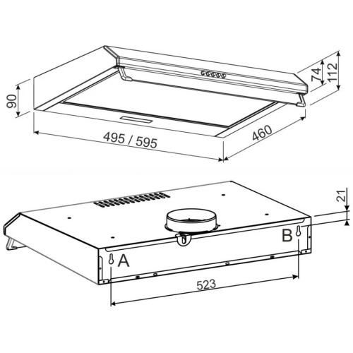 Вытяжка кухонная Jantar PHT I LED 50 BR JANTAR PHT I LED 50 BR 946837 - изображение 11
