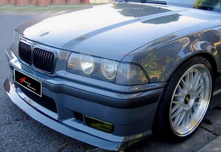 Передний сплиттер DPT (для M3, черный глянец) для BMW 3 серия E36 1990-2000 гг - изображение 2