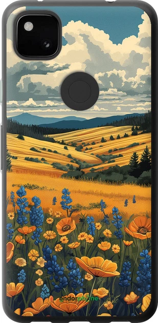 Чехол на Google Pixel 4A Украинское поле "6082u-1935-70447" - Фото 1 Чехол на Google Pixel 4A Украинское поле "6082u-1935-70447" - изображение 1