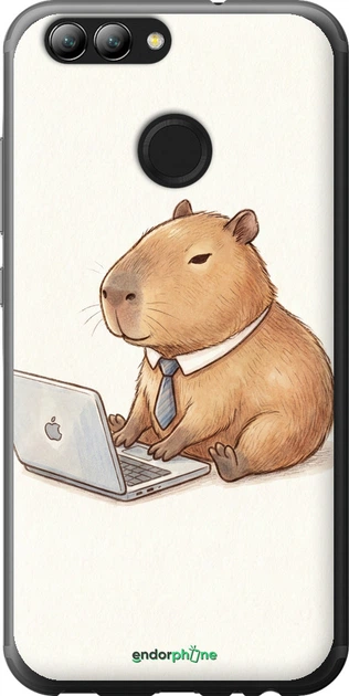 Чехол на Huawei Nova 2 Funny Capybara CEO Working "6777t-1021-70447" - Фото 1 Чехол на Huawei Nova 2 Funny Capybara CEO Working "6777t-1021-70447" - изображение 1