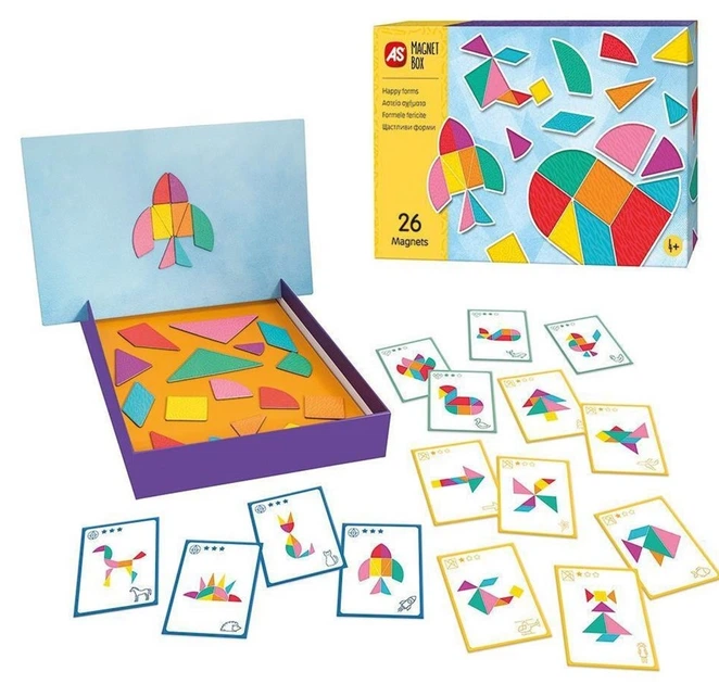 Магнітна головоломка AS Magnet Box Happy Forms (5203068640675) - зображення 3