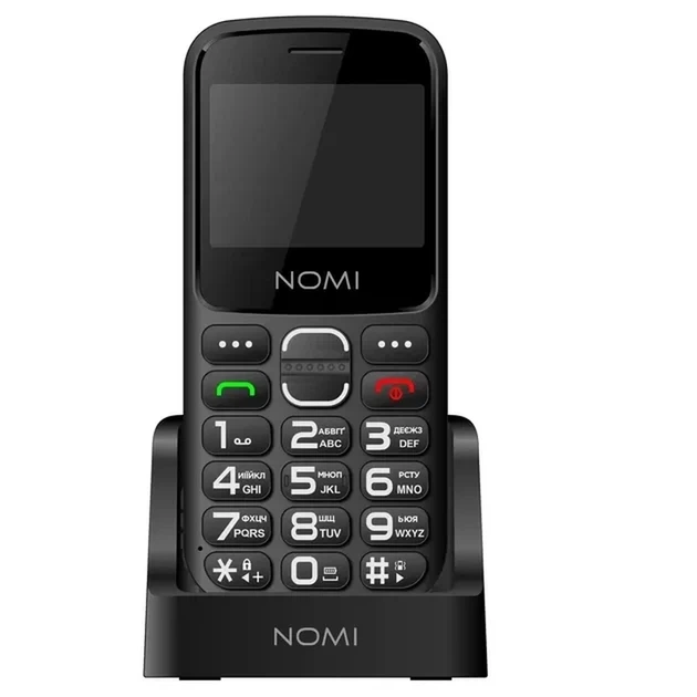 Телефон Nomi i2320 Black (чорний) - Фото 1 Телефон Nomi i2320 Black (чорний) - изображение 1