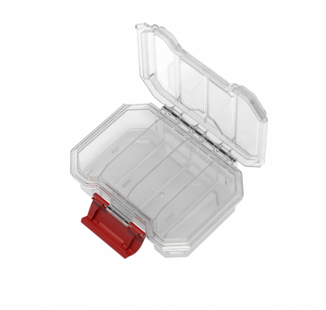 Органайзер для інструментів на 4 відділення Qbrick System Regular Compact Organizer S TRA 11х14, 5х4, 7 см, модульний - зображення 3