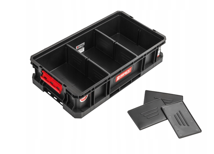 Ящик для инструментов 14,3 л Qbrick System TWO Box 100 Flex 530х295х130мм, модульный с регулируемыми перегородками - Фото 6 Ящик для инструментов 14,3 л Qbrick System TWO Box 100 Flex 530х295х130мм, модульный с регулируемыми перегородками - изображение 6