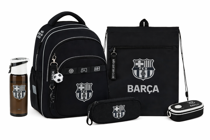 Шкільний набір Kite FC Barcelona (рюкзак, пенал, сумка, ланчбокс, пляшка) 130-145 см, SET_BC26-763M (5) - Фото 1 Шкільний набір Kite FC Barcelona (рюкзак, пенал, сумка, ланчбокс, пляшка) 130-145 см, SET_BC26-763M (5) - изображение 1