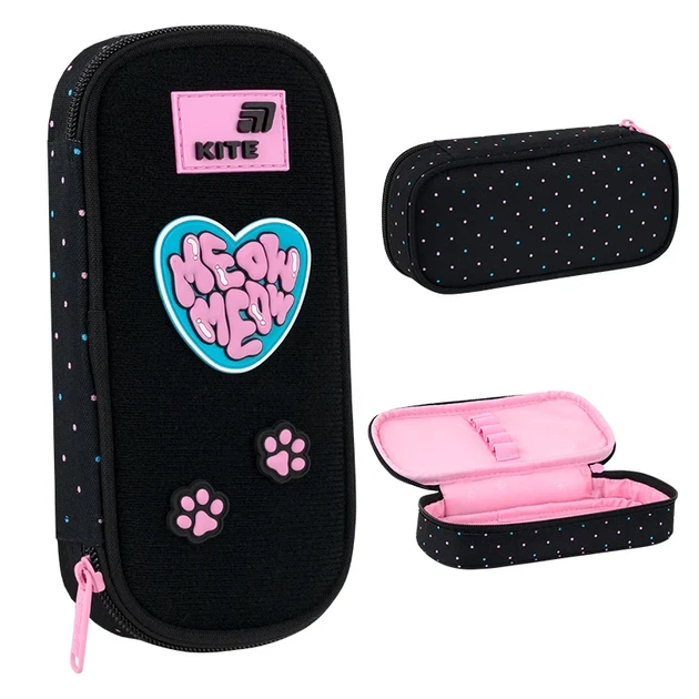 Пенал Kite Pretty Kitty K26-662-1, 1 отделение, резинки для фиксации канцелярии , для девочки - изображение 2