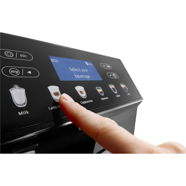 Кавомашина кавоварка Delonghi Eletta Cappuccino EVO ECAM46.860.B Б/В - зображення 4
