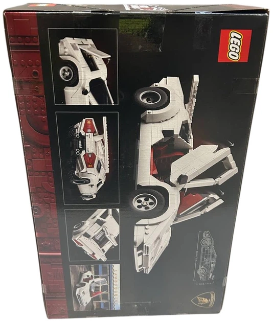 Zestaw klocków LEGO Icons Lamborghini Countach 5000 Quattrovalvole 1506 elementów (10337) (955555916442526) - Outlet - obraz 3