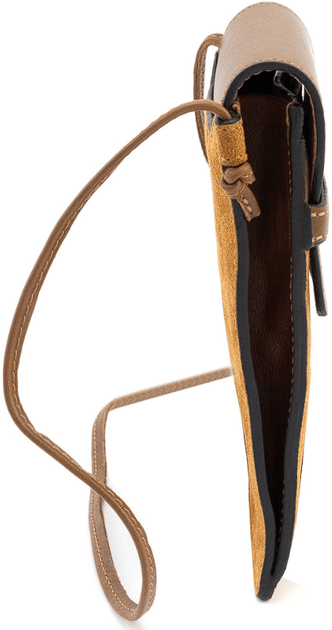 Мини-сумка для телефона Grande Pelle 70352323 — Рыжая (Терракот) - изображение 6