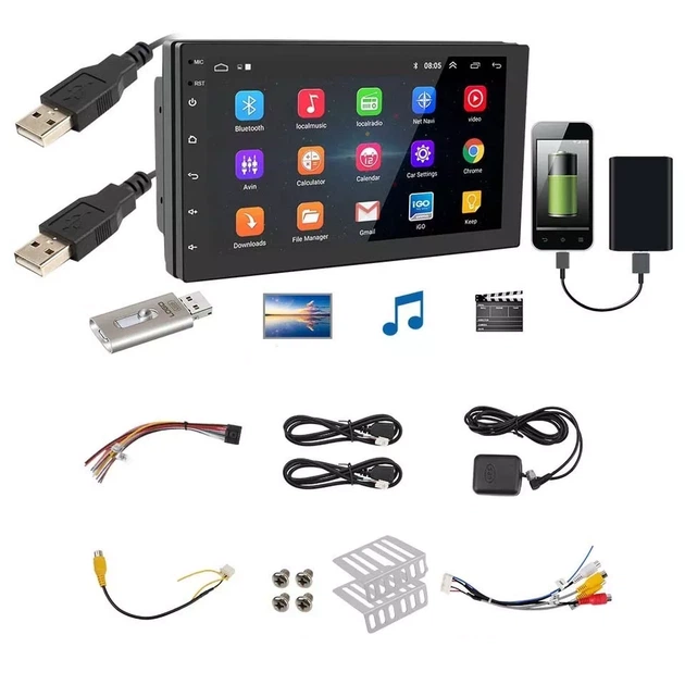 Японська Android 2-din магнітола в авто з GPS, WI-Fi, Bluetooth - зображення 13