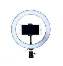 Кольцевая LED лампа d30см 20W 3200К - 6500К Ring Light YQ-320B с держателем телефона и регулировкой на 360 градусов - изображение 2