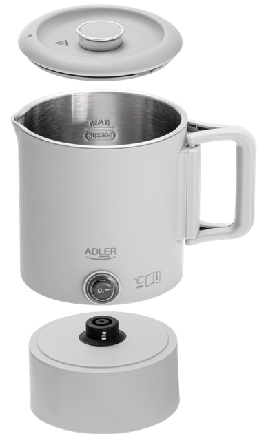 Czajnik elektryczny Adler AD 1388 0.8 l - obraz 4