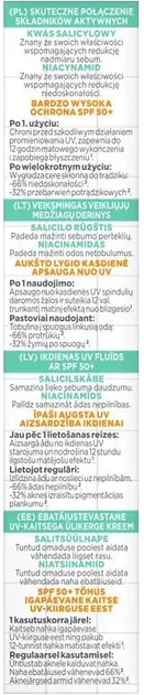 Podkład do twarzy Mixa Uv Spf50+ matujący 40 ml (3600551181684) - obraz 4