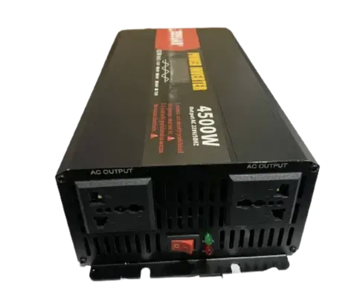 Преобразователь напряжения AGM 12V → 220V 4500W чистая синусоида с LCD-дисплеем - Фото 2 Преобразователь напряжения AGM 12V → 220V 4500W чистая синусоида с LCD-дисплеем - изображение 2