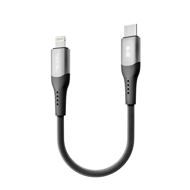 Кабель для зарядки USB Ridea RC-US42 UltraStrong Type-C to Lightning 30W (10V/3A) 0.25m Черный - изображение 3
