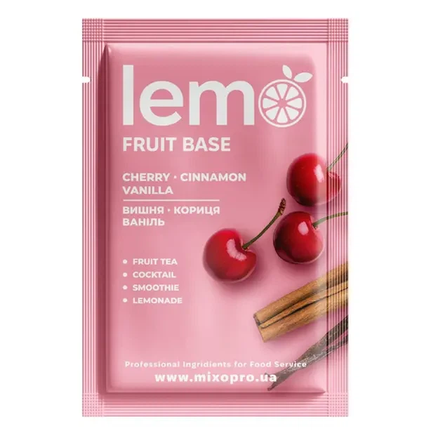 Фруктова основа Вишня-кориця-ваніль LEMO для лимонадів і чаїв 10шт (2001308) - изображение 2