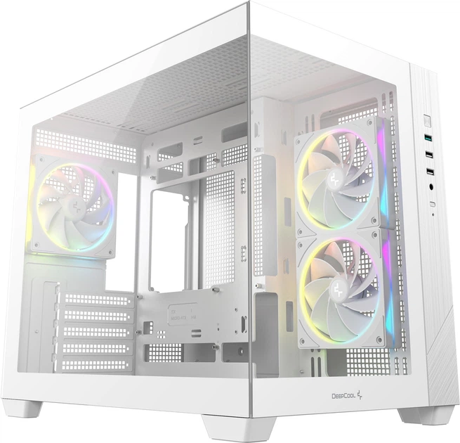 Obudowa DeepCool CG330 3F White (R-CG330-WHNGM3-G) - Zdjęcie 1 Obudowa DeepCool CG330 3F White (R-CG330-WHNGM3-G) - obraz 1