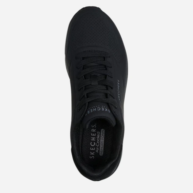 Sneakersy męskie Skechers Uno Suited On Air 183004-B 45 Czarne (199252076625) - obraz 4