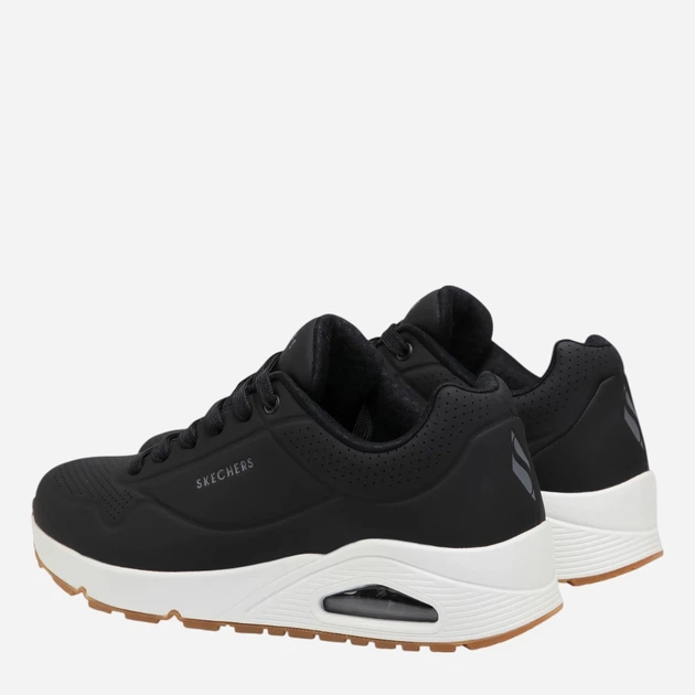 Чоловічі кросівки Skechers Uno - Stand On Air 52458-BLK 41 Чорні (193113436764) - зображення 5