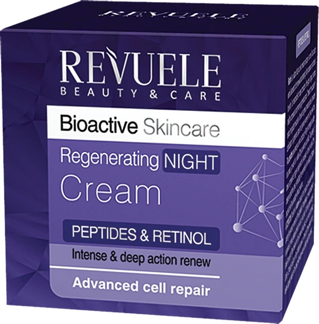 Крем нічний регенеруючий з пептидами і ретинолом BIOACTIVE SKINCARE Revuele 50 мл - Фото 1 Крем нічний регенеруючий з пептидами і ретинолом BIOACTIVE SKINCARE Revuele 50 мл - зображення 1