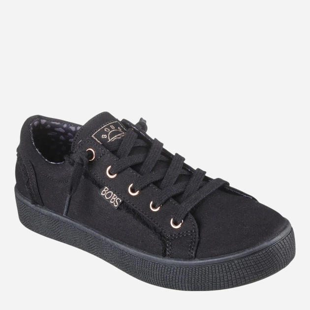 Жіночі кеди низькі Skechers Bobs B Extra Cute - 2Cute4U 113328-BBK 36.5 Чорні (196311641664) - зображення 2