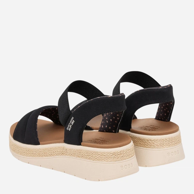 Жіночі сандалії Skechers BOBS Sun Ray 114413-BLK 41 Чорні (198376686970) - зображення 3