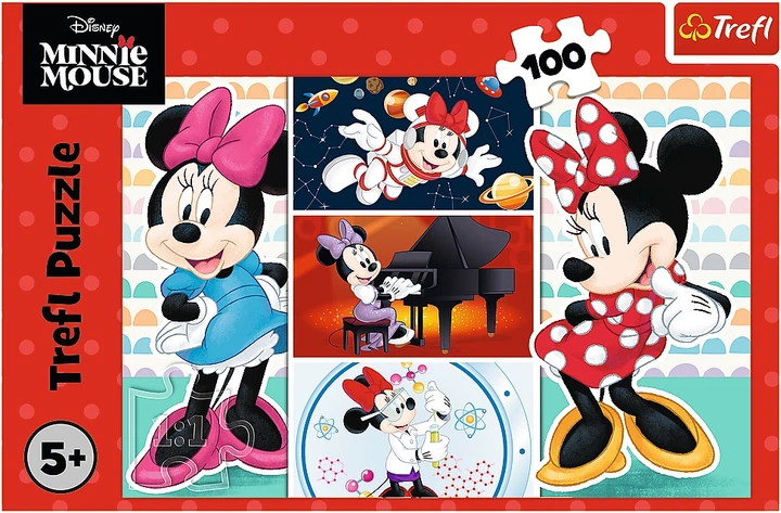 Puzzle Trefl Disney Minnie Zabawa z Minnie 100 elementów 16517 (5900511165173) - obraz 2