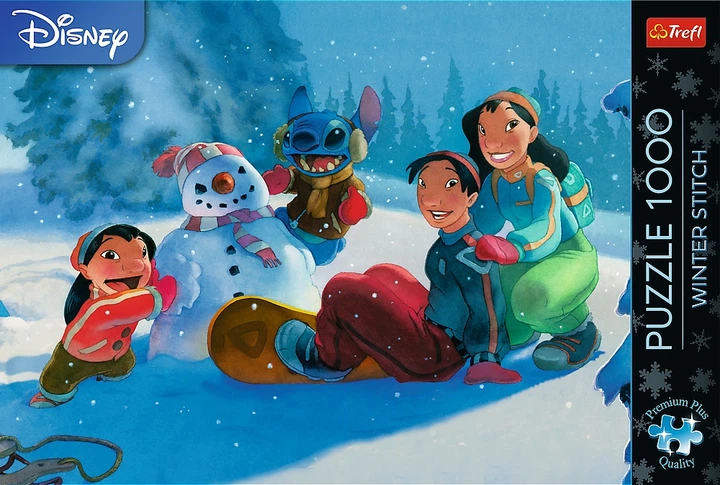 Пазли Trefl Premium Plus Різдвяний Стіч 1000 елементів 12100 (5900511121001) - зображення 2