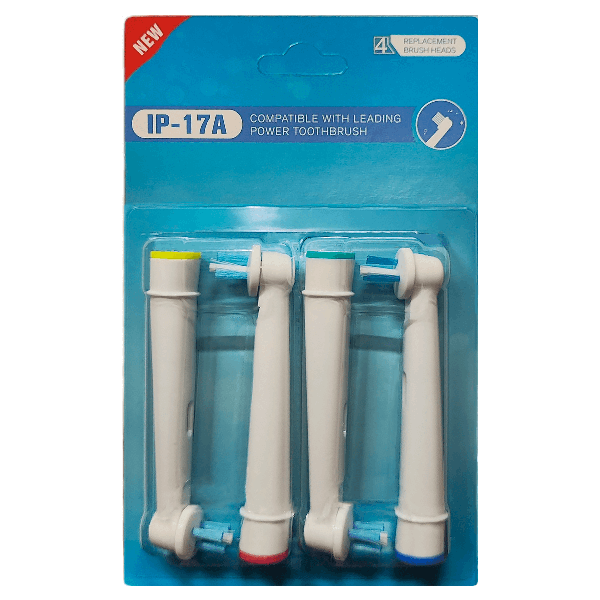 Насадка для електричної зубної щітки Oral-B Power Tip Care IP-17A для брекетів 4 шт - Фото 7 Насадка для електричної зубної щітки Oral-B Power Tip Care IP-17A для брекетів 4 шт - зображення 7