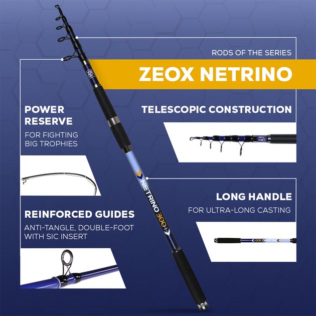Вудилище ZEOX Netrino 3.00м 50-120г (149497) 2010303 - Фото 3 Вудилище ZEOX Netrino 3.00м 50-120г (149497) 2010303 - изображение 3