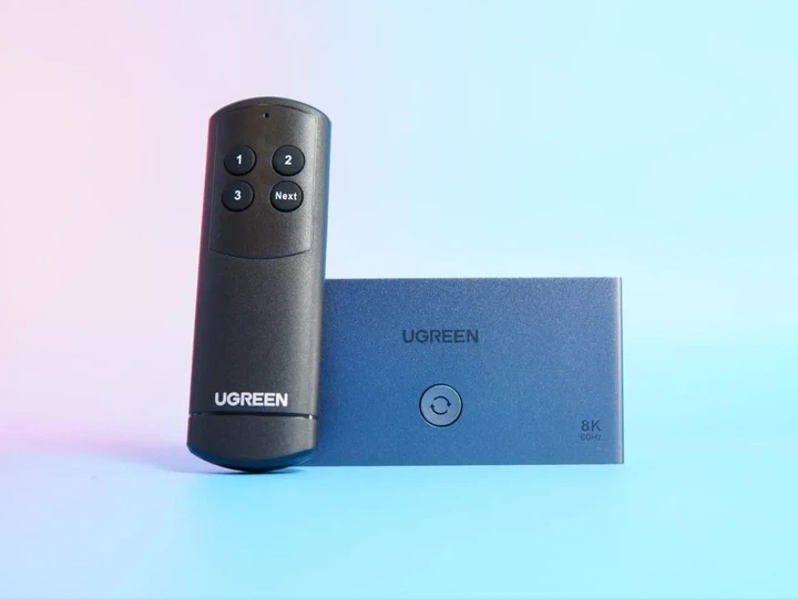HDMI 2.1 перемикач UGREEN 3 в 1 з підтримкою 8K, 4K 144Hz, HDR, VRR та Dolby Vision для ігрових консолей - зображення 6