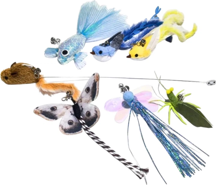 Zestaw wymiennych akcesoriów do robota Enabot ROLA Mini Cat Teaser 7 szt (6972822120867) - obraz 2