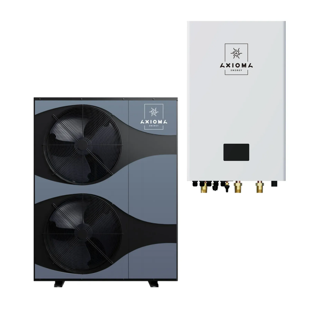 Тепловий насос AXIOMA energy AXHP-EVIDC-24S-3+EVI split (OU+IU) - Фото 1 Тепловий насос AXIOMA energy AXHP-EVIDC-24S-3+EVI split (OU+IU) - зображення 1