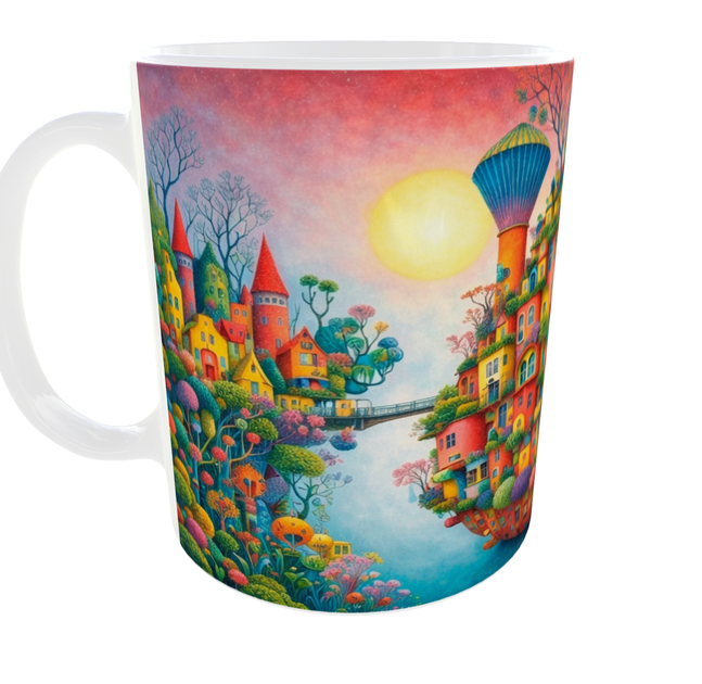 Подарункова керамічна кружка Art Collection 330 мл — Pop Surrealism / Fantasy Art, дизайнерська кружка для кави та чаю - Фото 3 Подарункова керамічна кружка Art Collection 330 мл — Pop Surrealism / Fantasy Art, дизайнерська кружка для кави та чаю - изображение 3