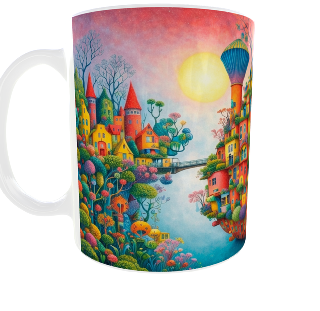 Подарункова керамічна кружка Art Collection 330 мл — Pop Surrealism / Fantasy Art, дизайнерська кружка для кави та чаю - Фото 5 Подарункова керамічна кружка Art Collection 330 мл — Pop Surrealism / Fantasy Art, дизайнерська кружка для кави та чаю - изображение 5