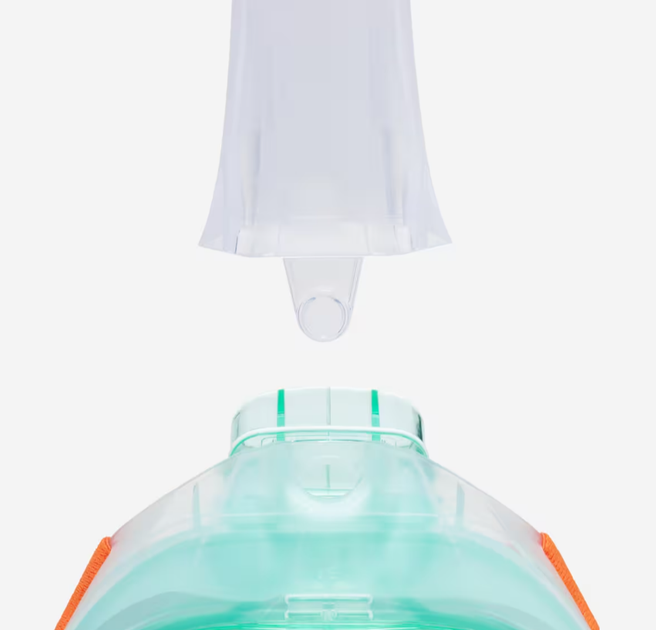 Полнолицевая Маска для Плавания Ныряния Снорклинга Subea Easybreath+ Freetalk M/L Зеленый - изображение 9