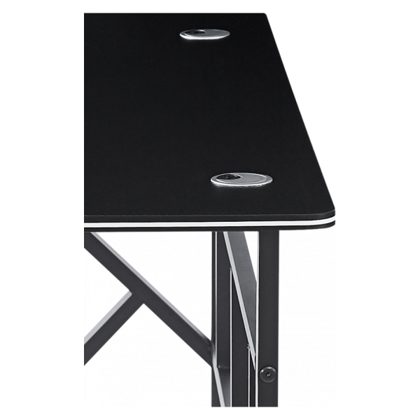 Геймерський комп'ютерний стіл GT Racer T-1232 (120x60x75) Black - зображення 6