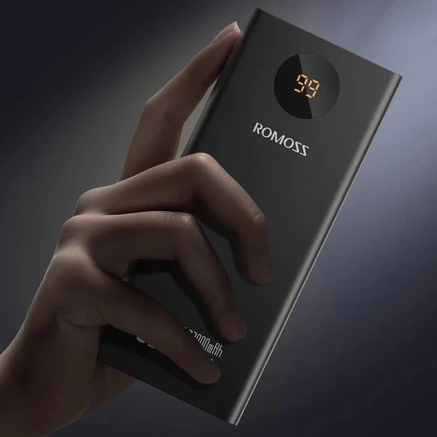 Повербанк ROMOSS PEA27S PRO, 27000mAh 65W Pro для швидкого заряджання смартфонів, ноутбуків і планшетів - зображення 9
