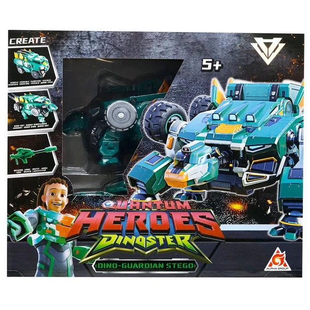 Трансформер Dinoster Мега Дино-Ґардіан Стего (EU580807) - Фото 4 Трансформер Dinoster Мега Дино-Ґардіан Стего (EU580807) - зображення 4